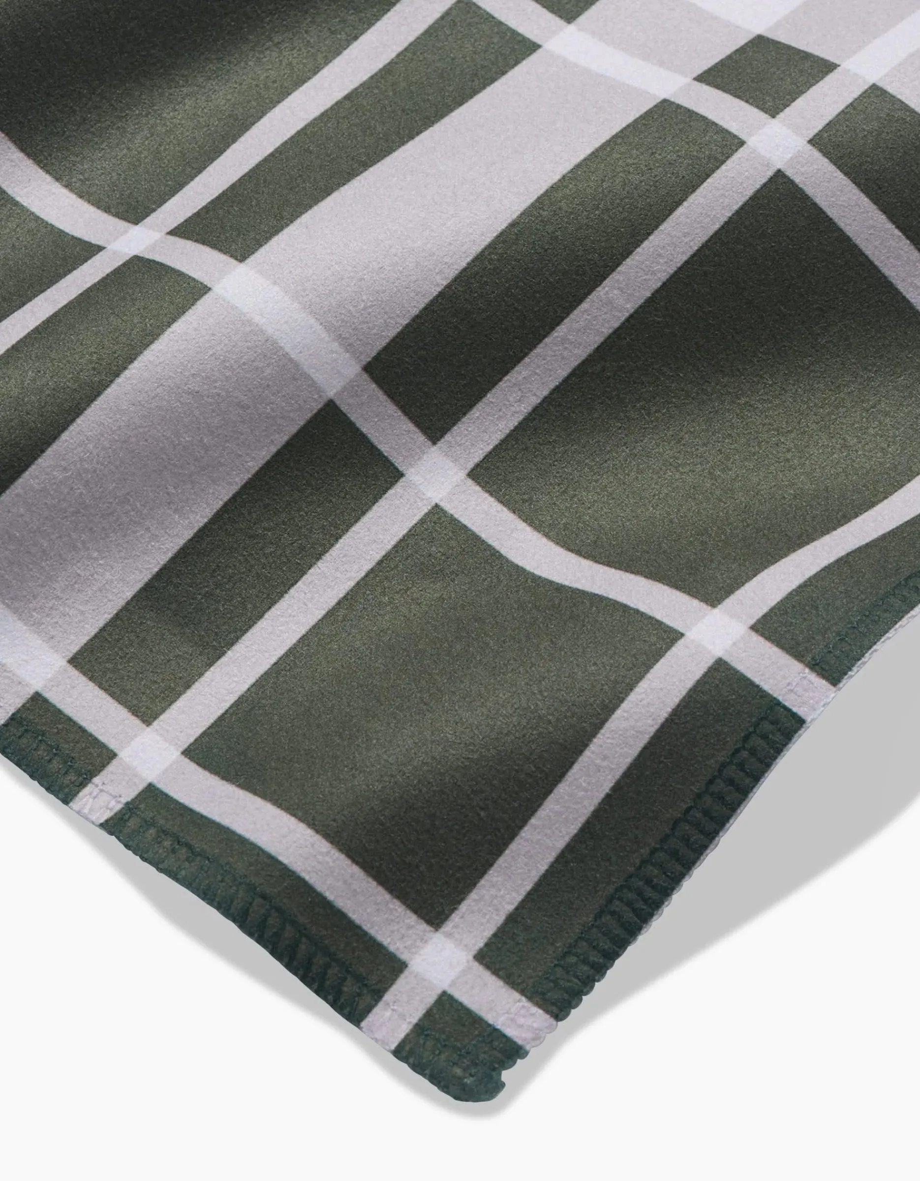 GEOMETRY Picnic Time Green Dinner Napkin Set
