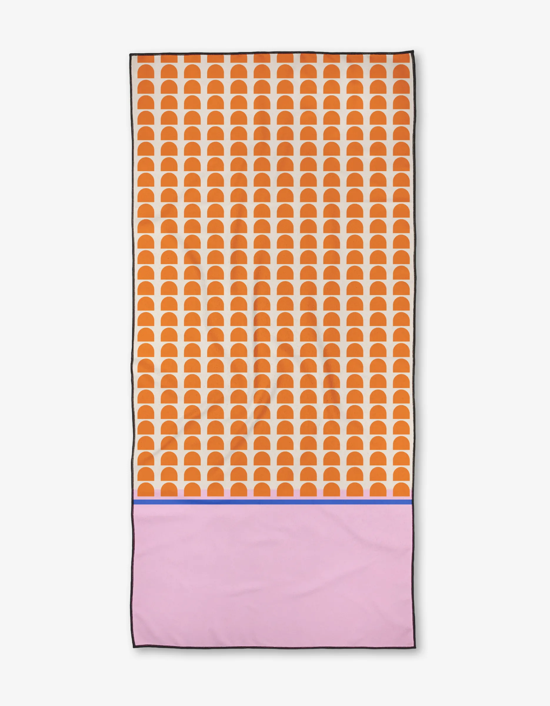 GEOMETRY Pink Illusion Beach Towel