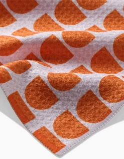 GEOMETRY Pink Illusion Tea Towel