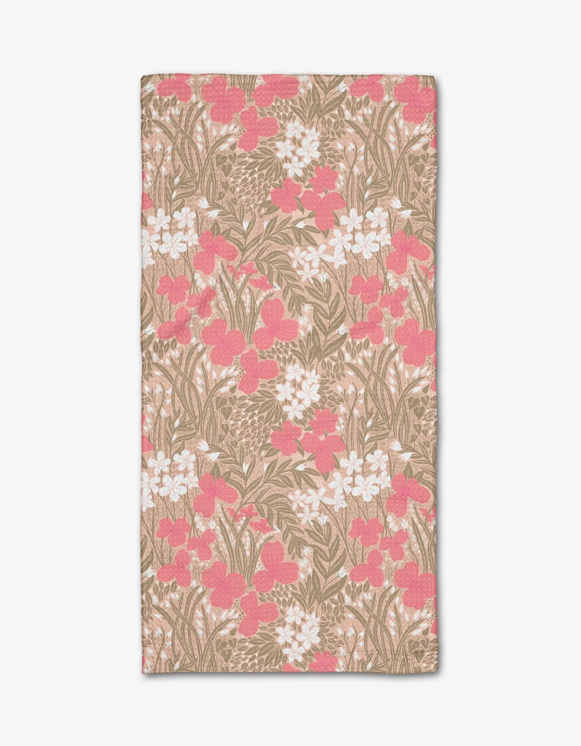 GEOMETRY Pink Meadow Bar Towel