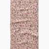 GEOMETRY Pink Mint Leaves Bar Towel