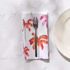 GEOMETRY Pink Palms Dinner Napkin Set
