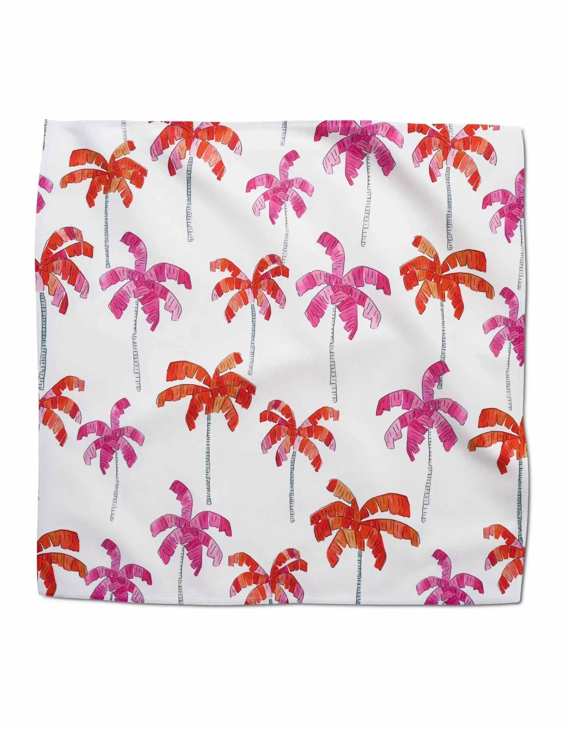 GEOMETRY Pink Palms Dinner Napkin Set