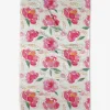 GEOMETRY Pink Peony Tea Towel