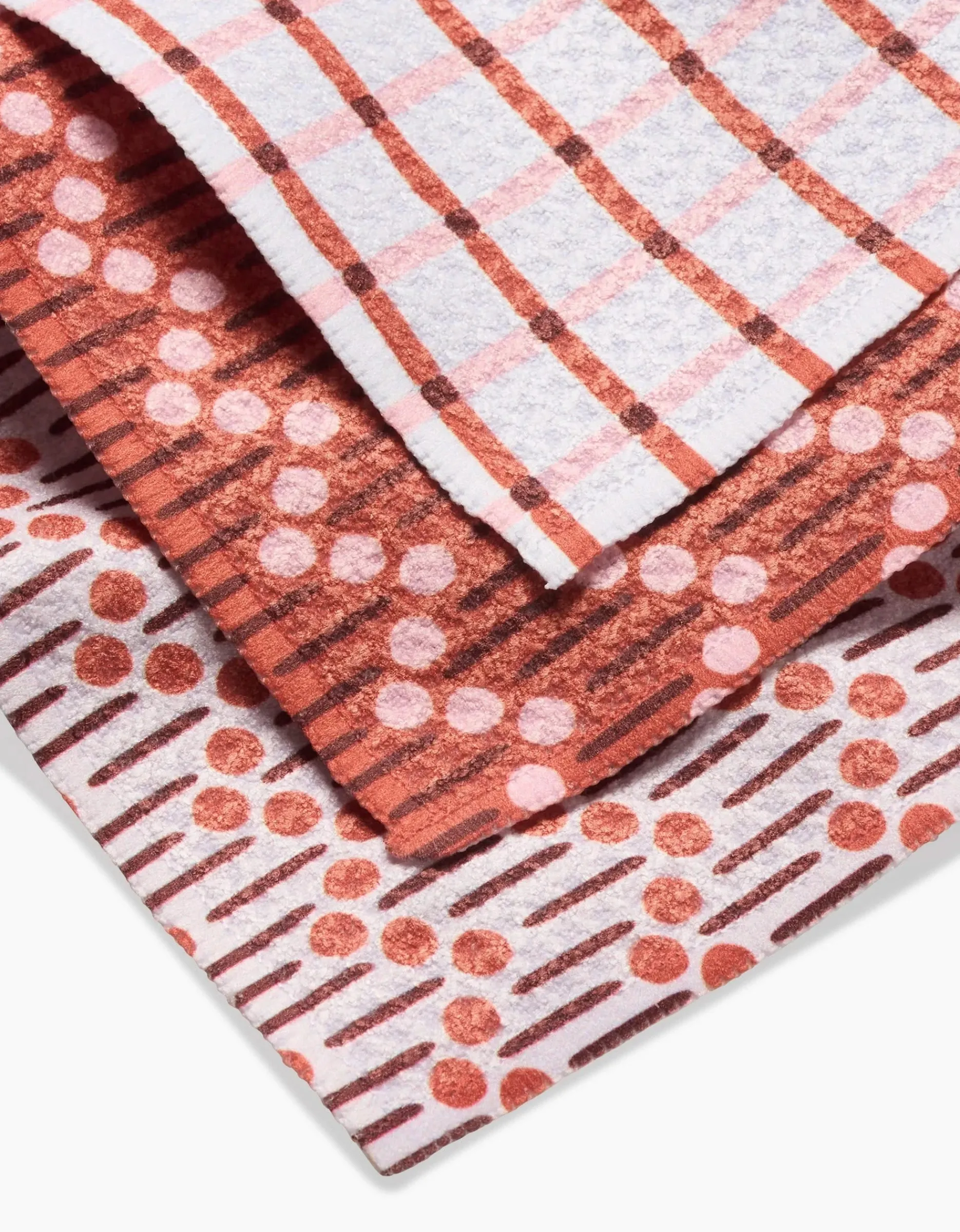 GEOMETRY Playful Retro Dishcloth Set