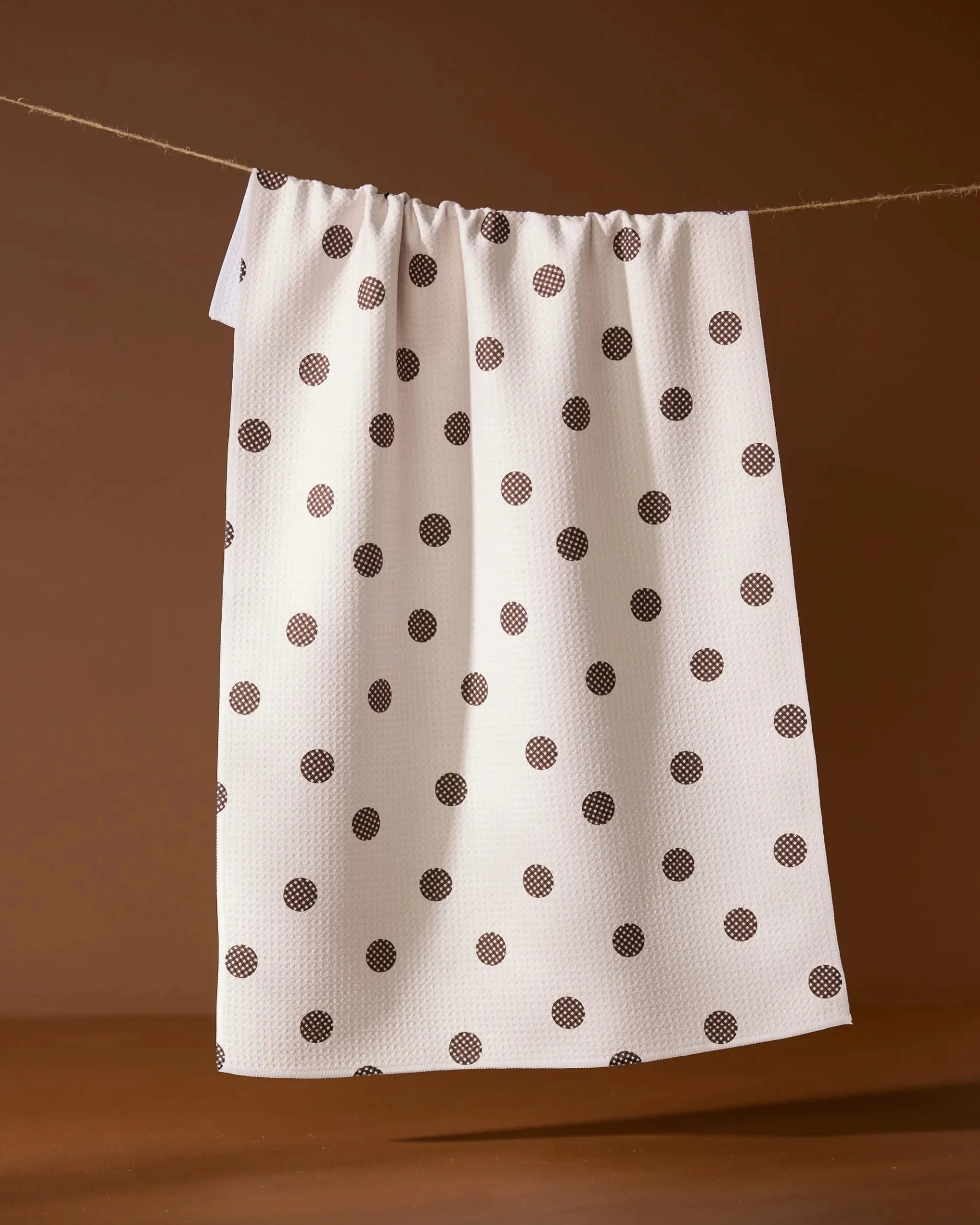 GEOMETRY Polka Picnic Tea Towel