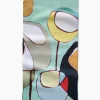 GEOMETRY Poppies on Mint Bar Towel