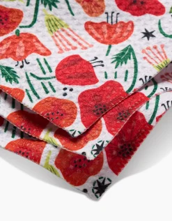 GEOMETRY Poppy Power Dishcloth Set