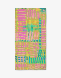 GEOMETRY Positive Vibes Bar Towel