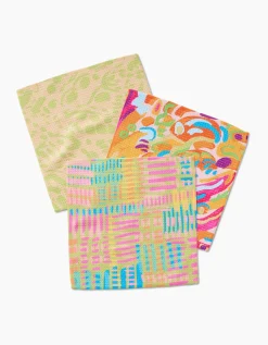 GEOMETRY Positive Vibes Dishcloth Set