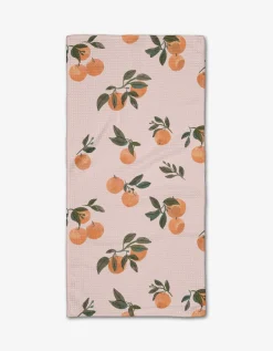 GEOMETRY Pretty In Peach Bar Towel
