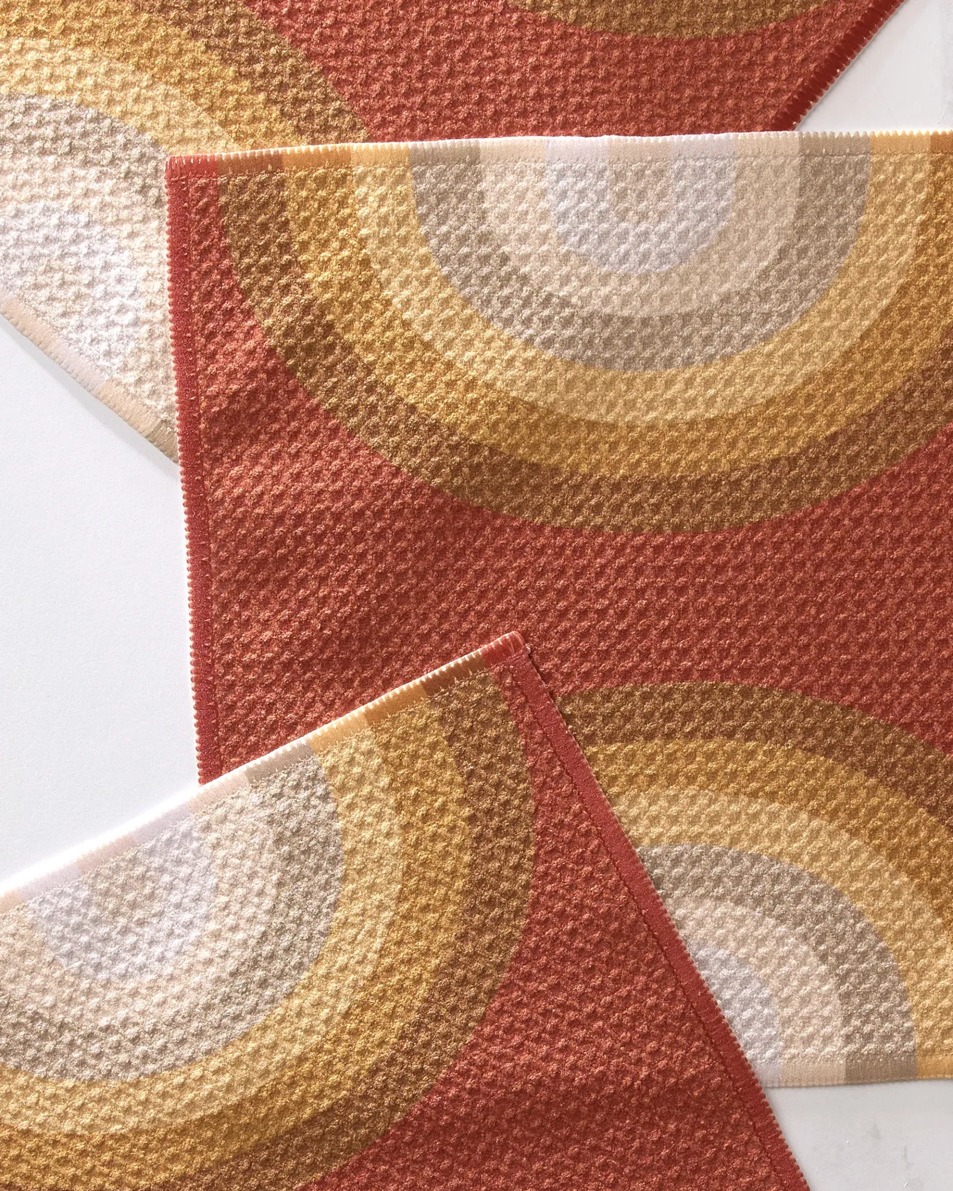 GEOMETRY Pumpkin Spice Dishcloth Set