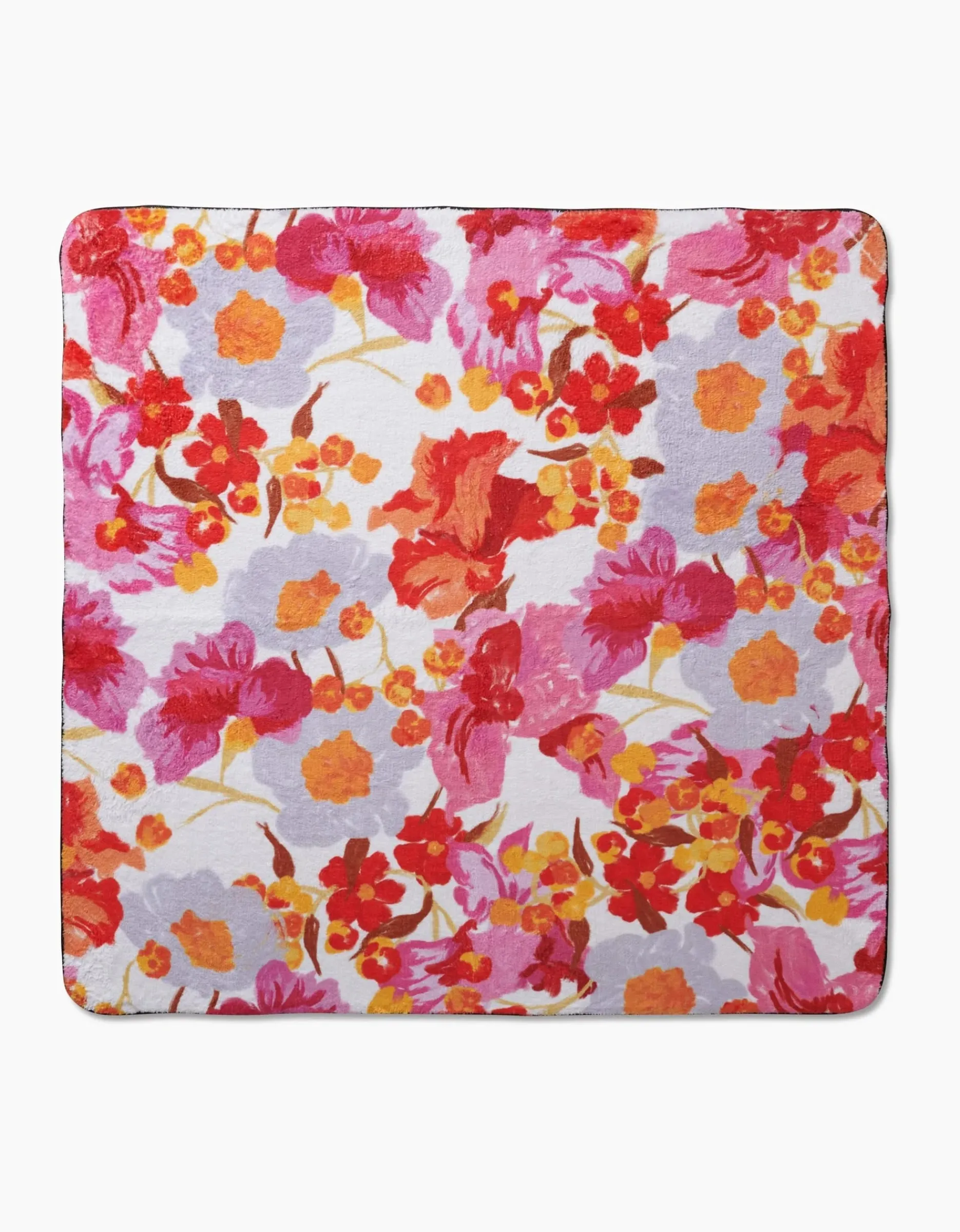 GEOMETRY Pup Florals Plush Towel