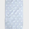 GEOMETRY Queen Bee - Light Blue Tea Towel