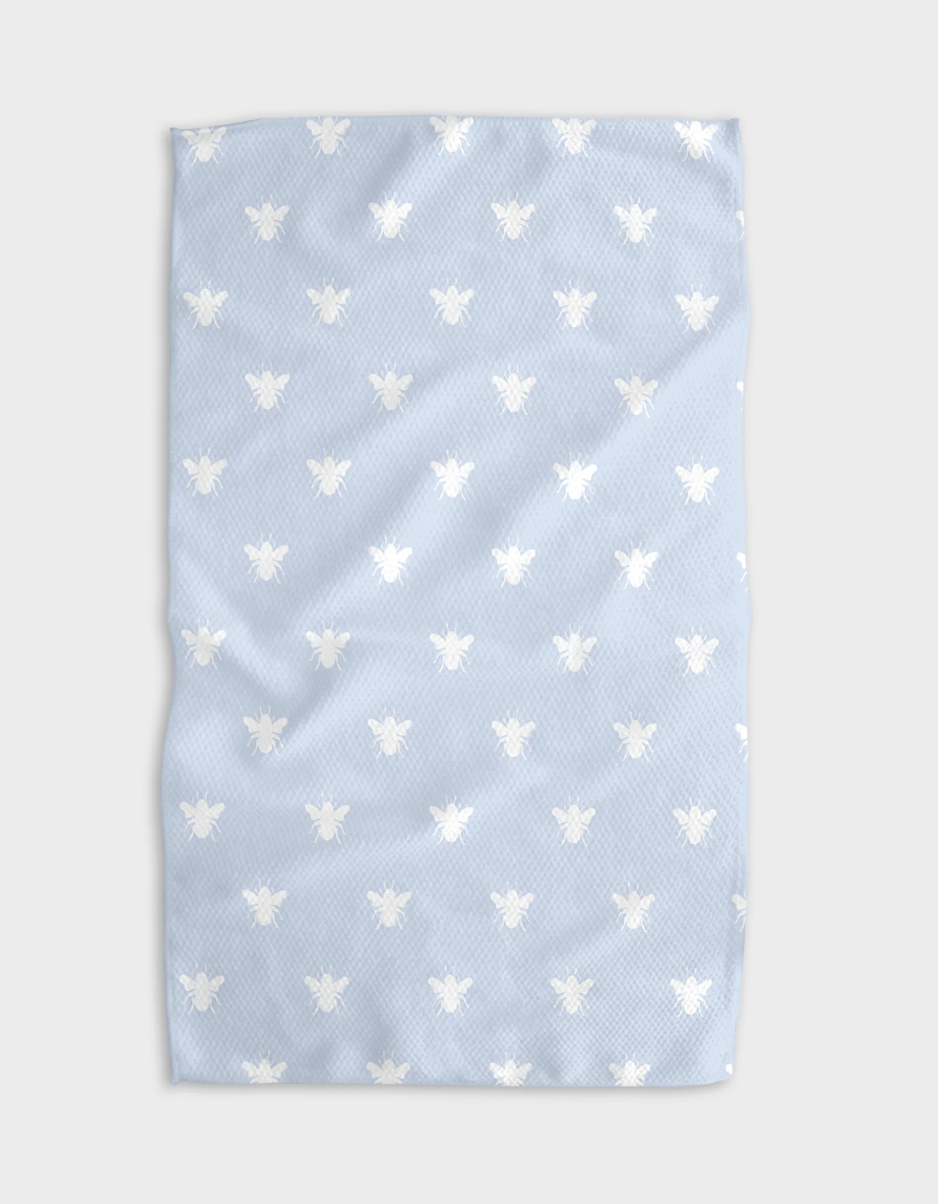 GEOMETRY Queen Bee - Light Blue Tea Towel