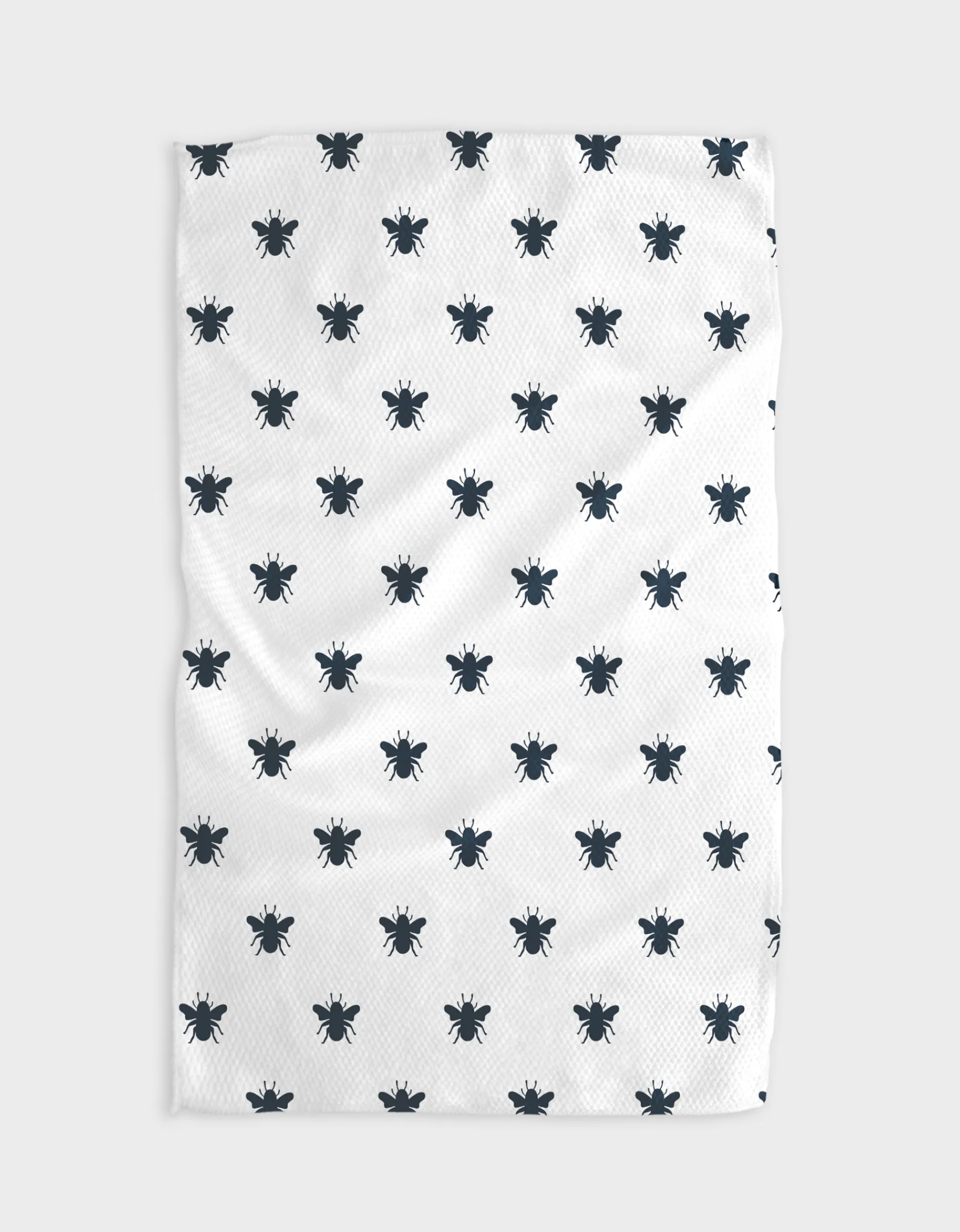 GEOMETRY Queen Bee - Navy Tea Towel