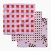 GEOMETRY Quilt Tomato Harvest Dishcloth Set