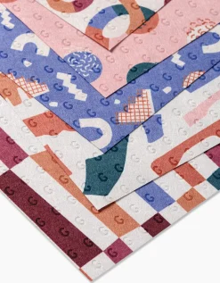 GEOMETRY Rainbow Cutouts Not Paper Towel