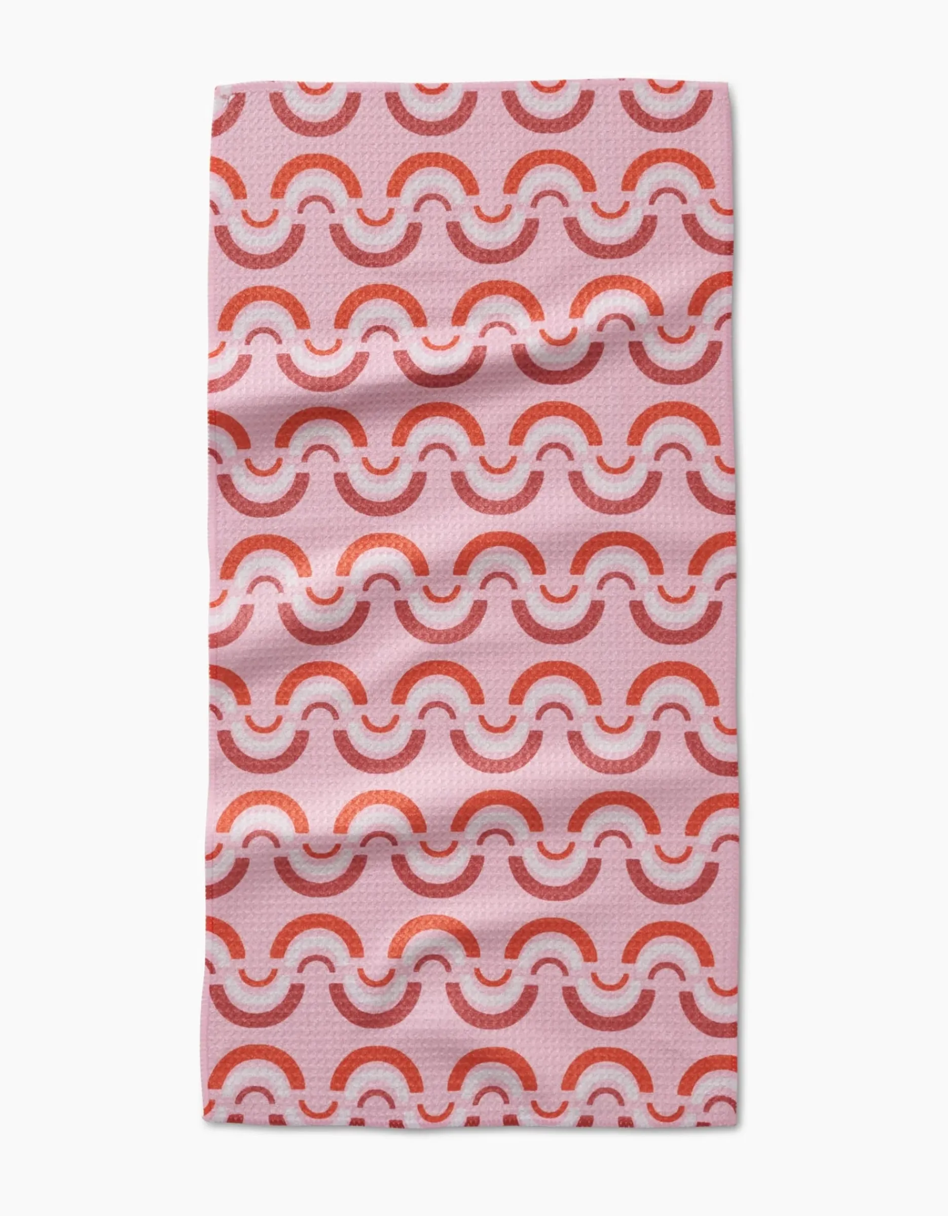 GEOMETRY Rainbow Waves Bar Towel