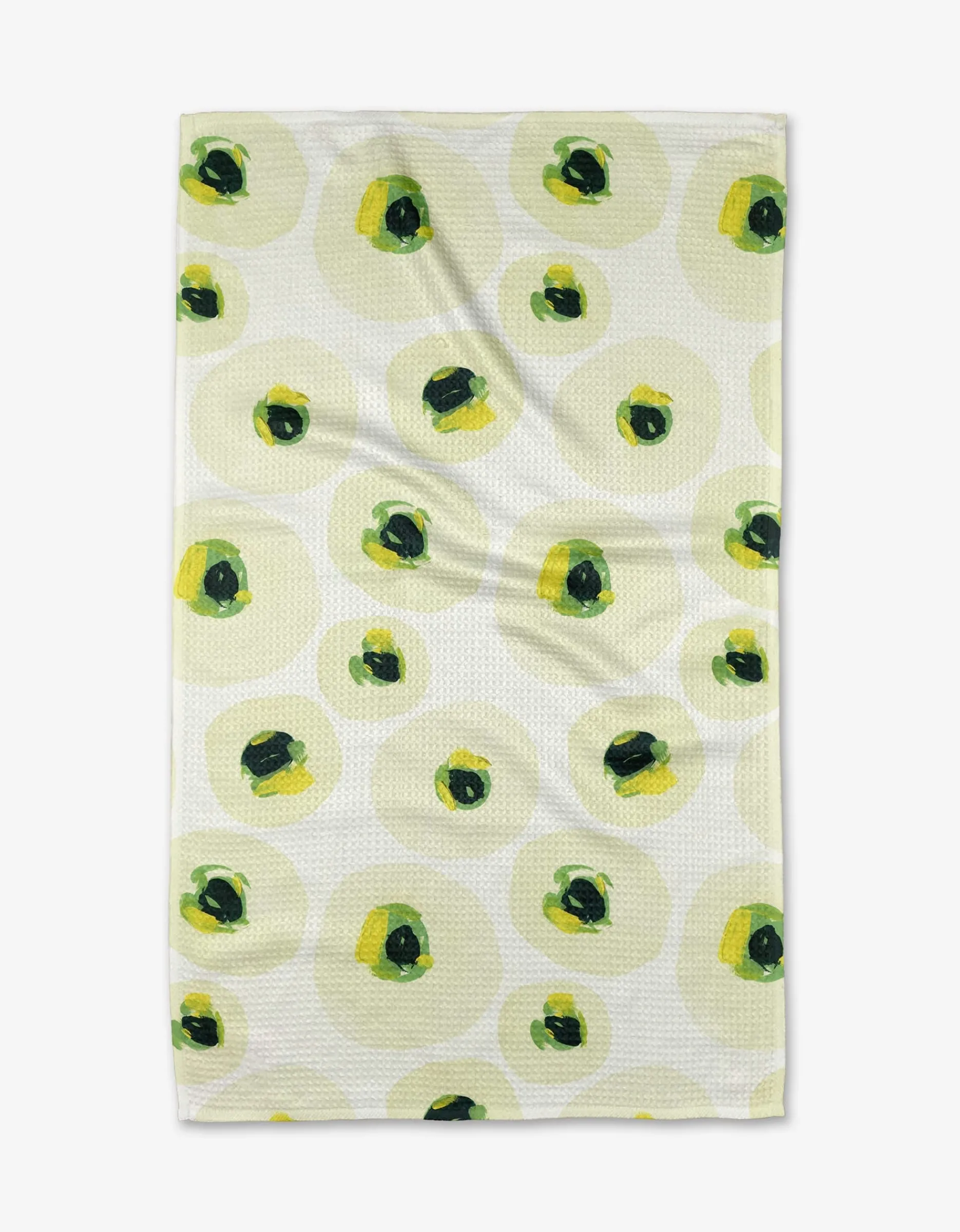 GEOMETRY Ranunculus Eyes Tea Towel