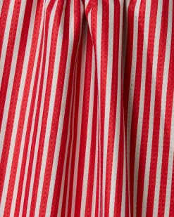 GEOMETRY Red And Green Double-Sided Tea Towel