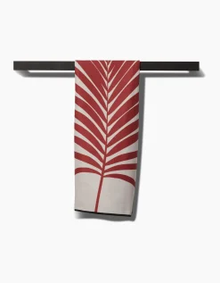 GEOMETRY Red Palm Fitness Towel