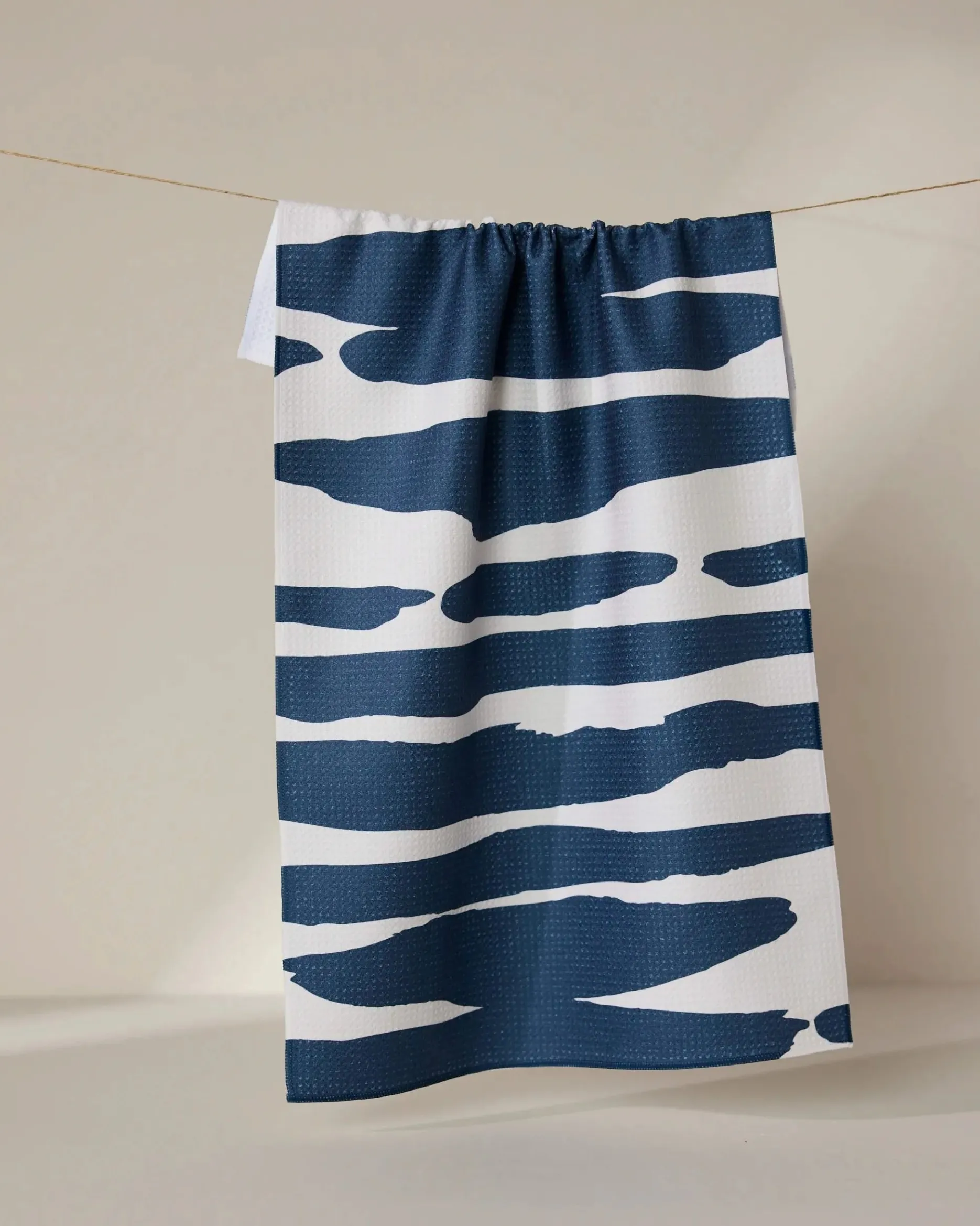 GEOMETRY Reflected - Midnight Tea Towel