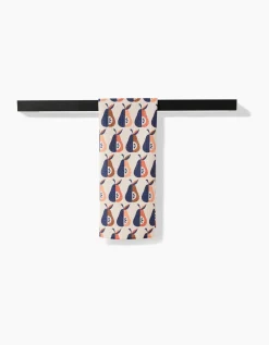 GEOMETRY Retro Pears Tea Towel