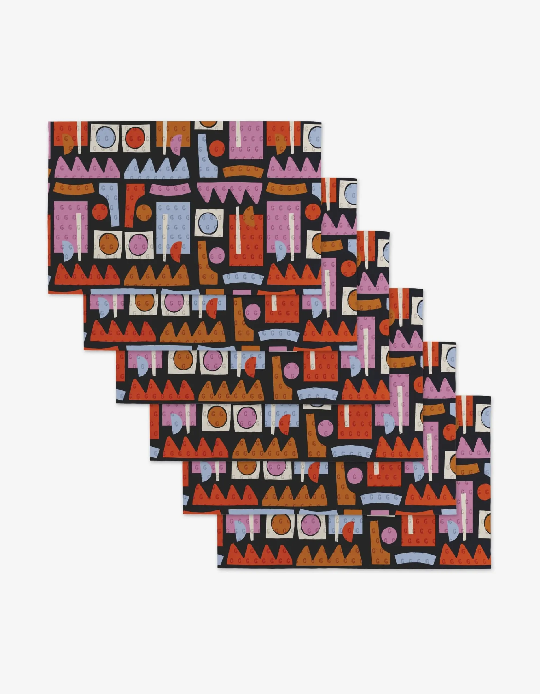 GEOMETRY Retro Shapes Fiesta Not Paper Towel