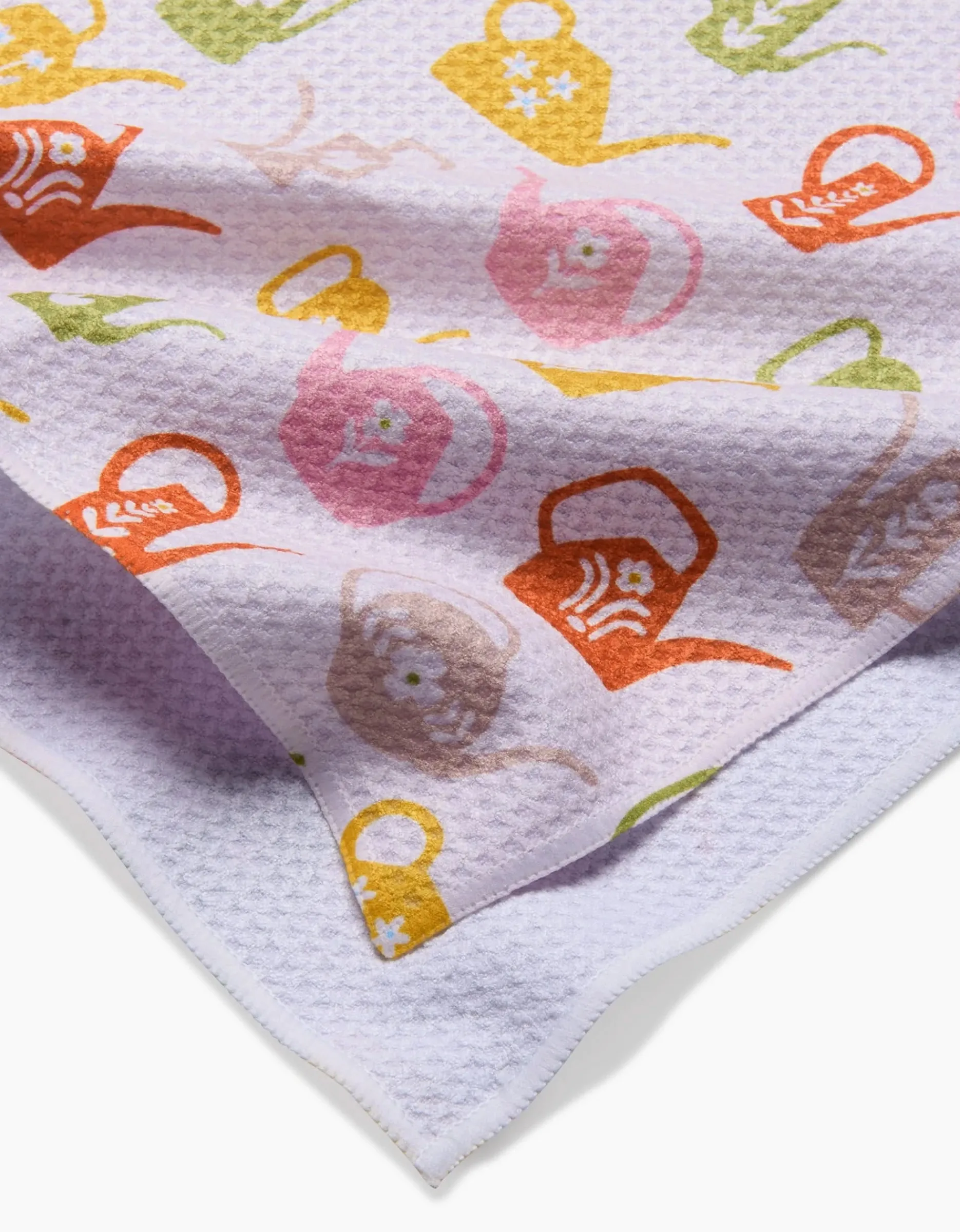 GEOMETRY Retro Watering Cans Tea Towel