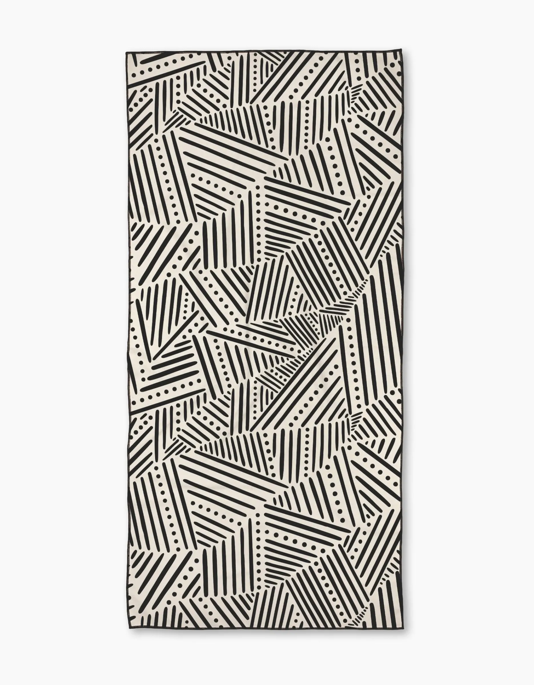GEOMETRY Rhythm Current Stripes Beach Towel