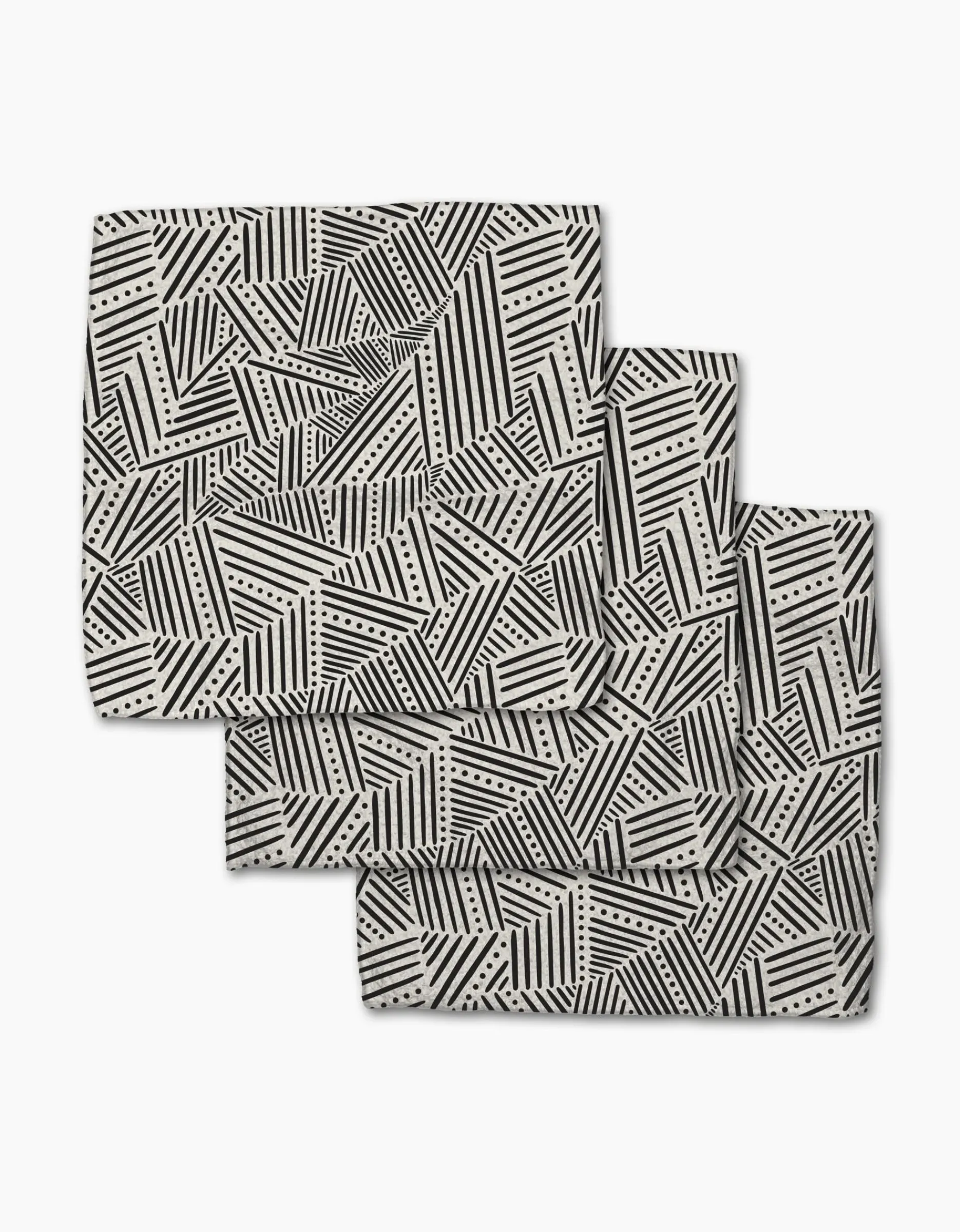 GEOMETRY Rhythm Current Stripes Dishcloth Set