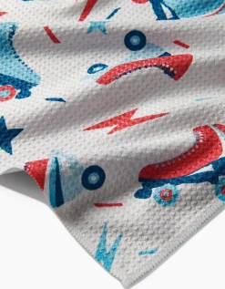 GEOMETRY Rolling With Stars Tea Towel