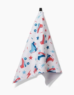 GEOMETRY Rolling With Stars Tea Towel