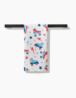 GEOMETRY Rolling With Stars Tea Towel