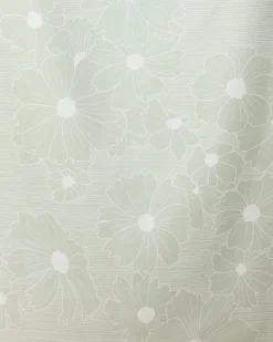 GEOMETRY Sage Petals Beach Towel