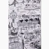 GEOMETRY San Francisco Tea Towel