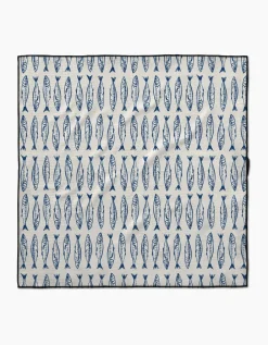 GEOMETRY Sardine Stripes Dog Towel