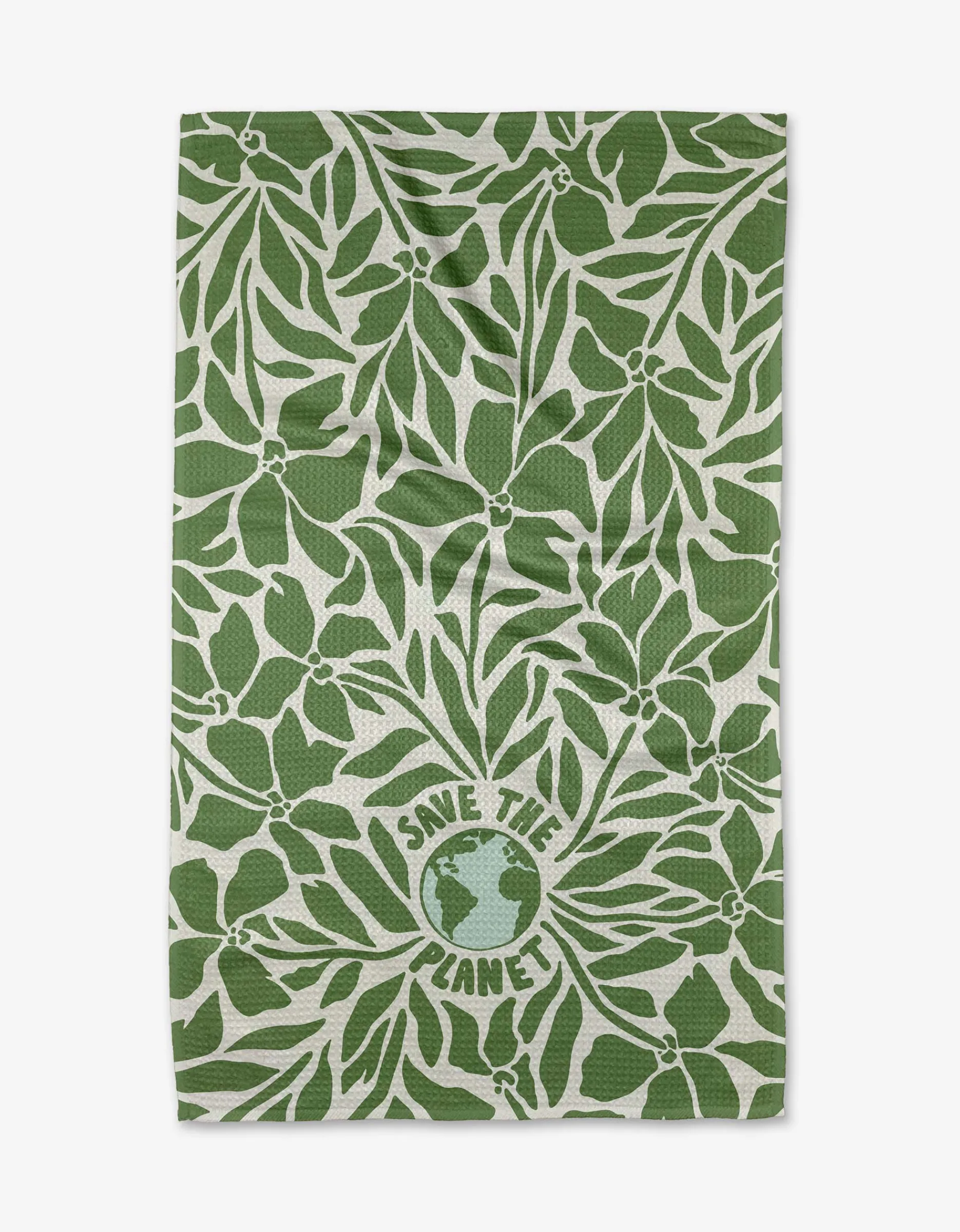 GEOMETRY Save the Planet Tea Towel