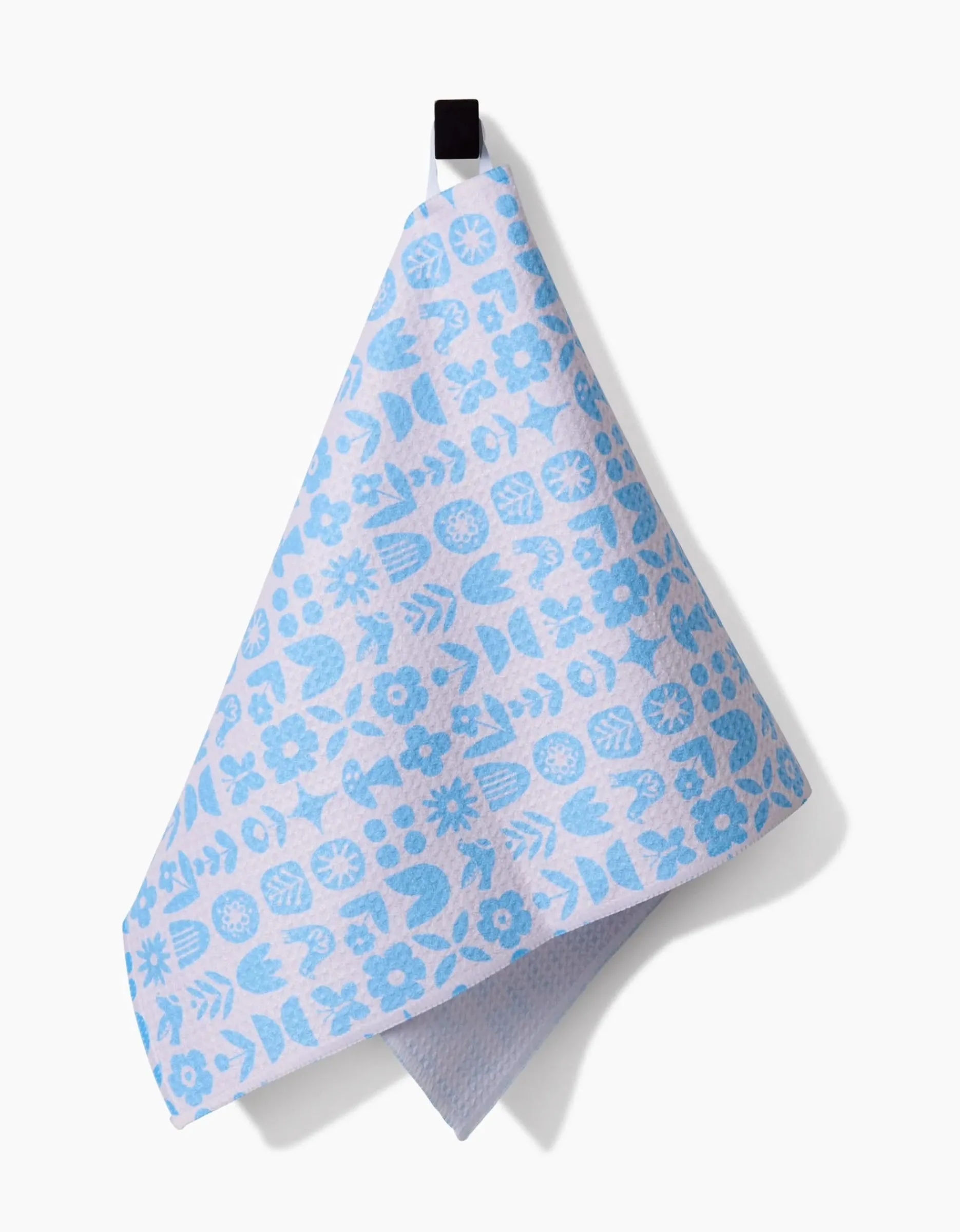 GEOMETRY Scandi Spring Blue Bar Towel