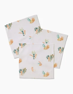 GEOMETRY Seahorse Serendipity Luxe Washcloth Set