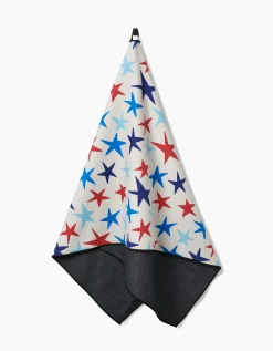 GEOMETRY Seeing Stars Beach Towel