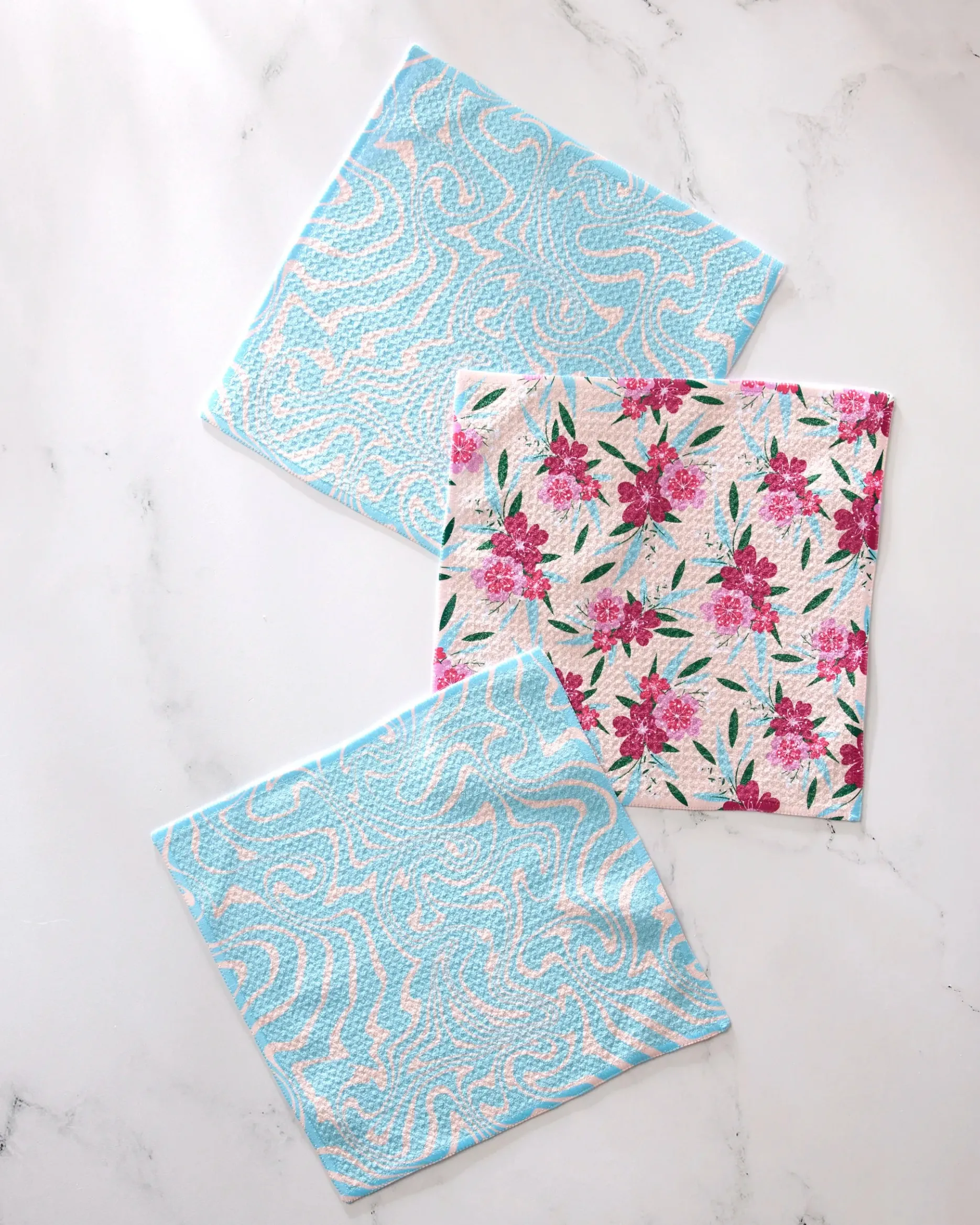 GEOMETRY Sending Love Dishcloth Set