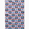 GEOMETRY Seventies Retro Flowers Tea Towel