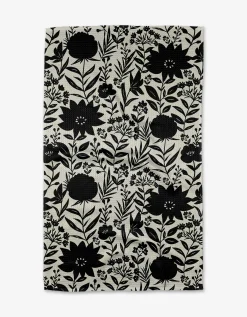 GEOMETRY Shadow Flower Tea Towel