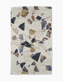 GEOMETRY Shale Tea Towel