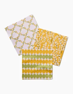 GEOMETRY Signs of Springtime Dishcloth Set