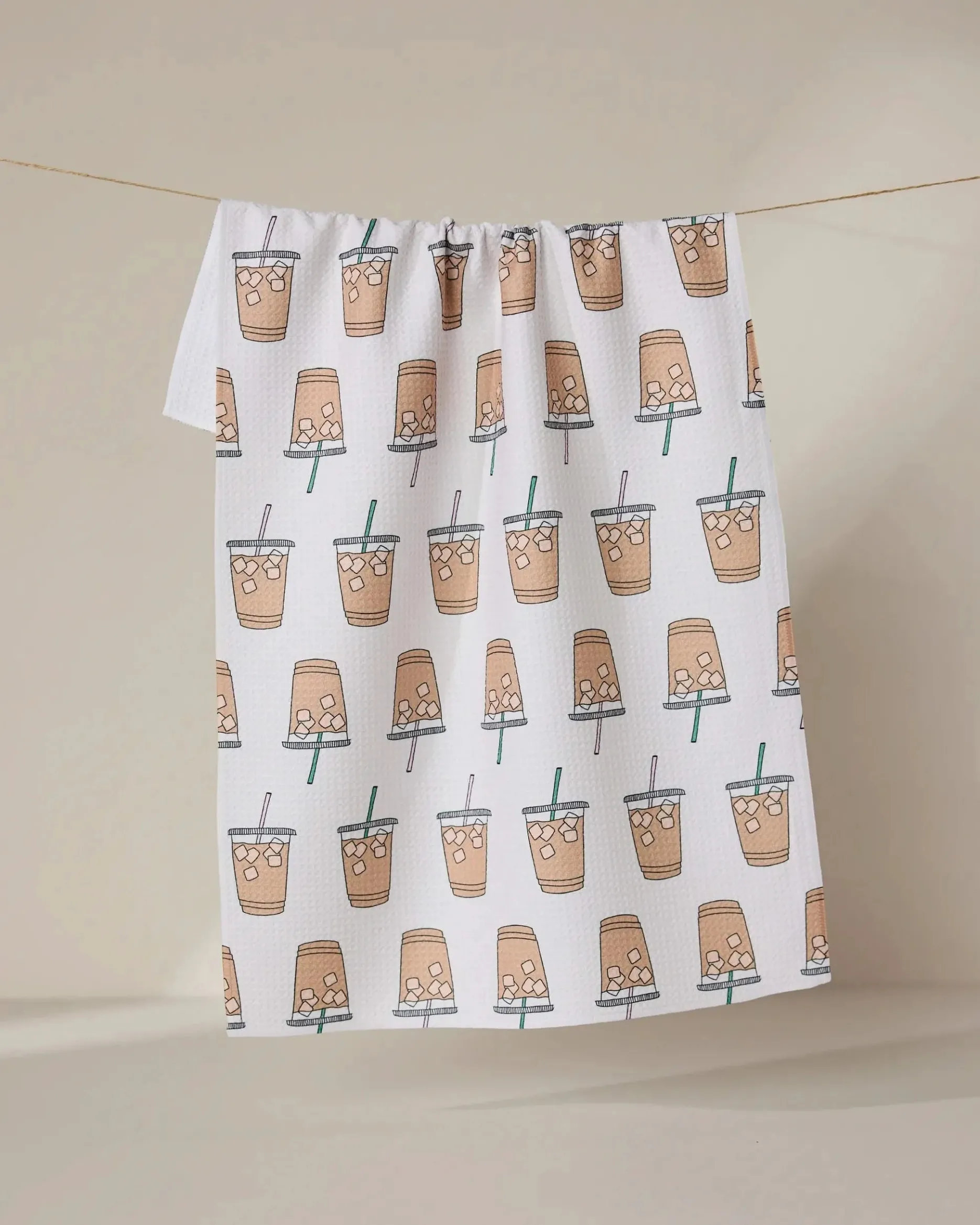 GEOMETRY Sippin' on Summer Tea Towel