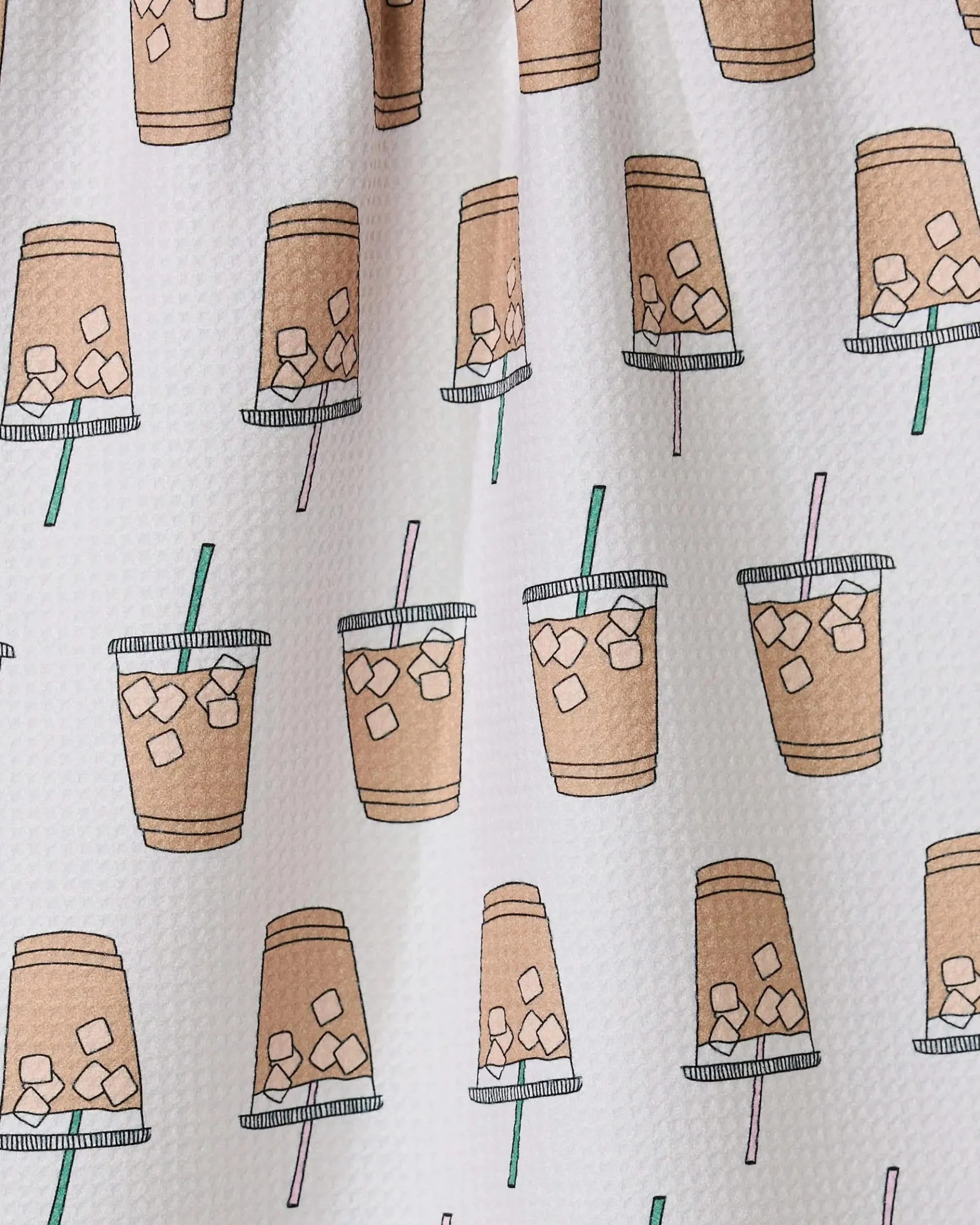 GEOMETRY Sippin' on Summer Tea Towel