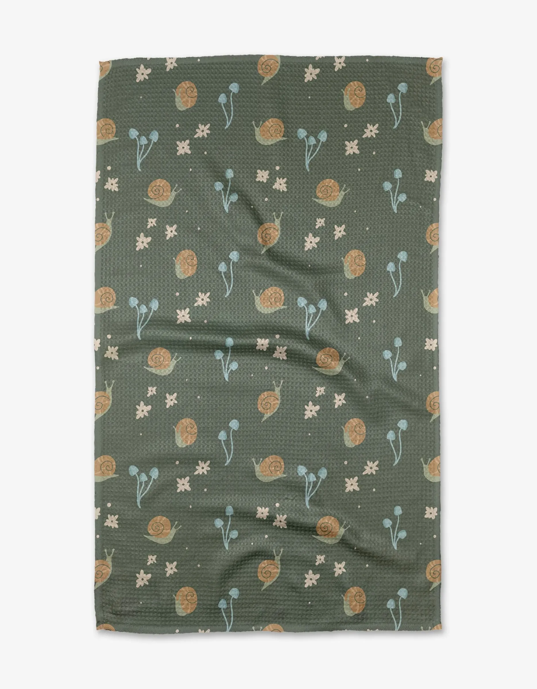 GEOMETRY Snail Gathering Tea Towel